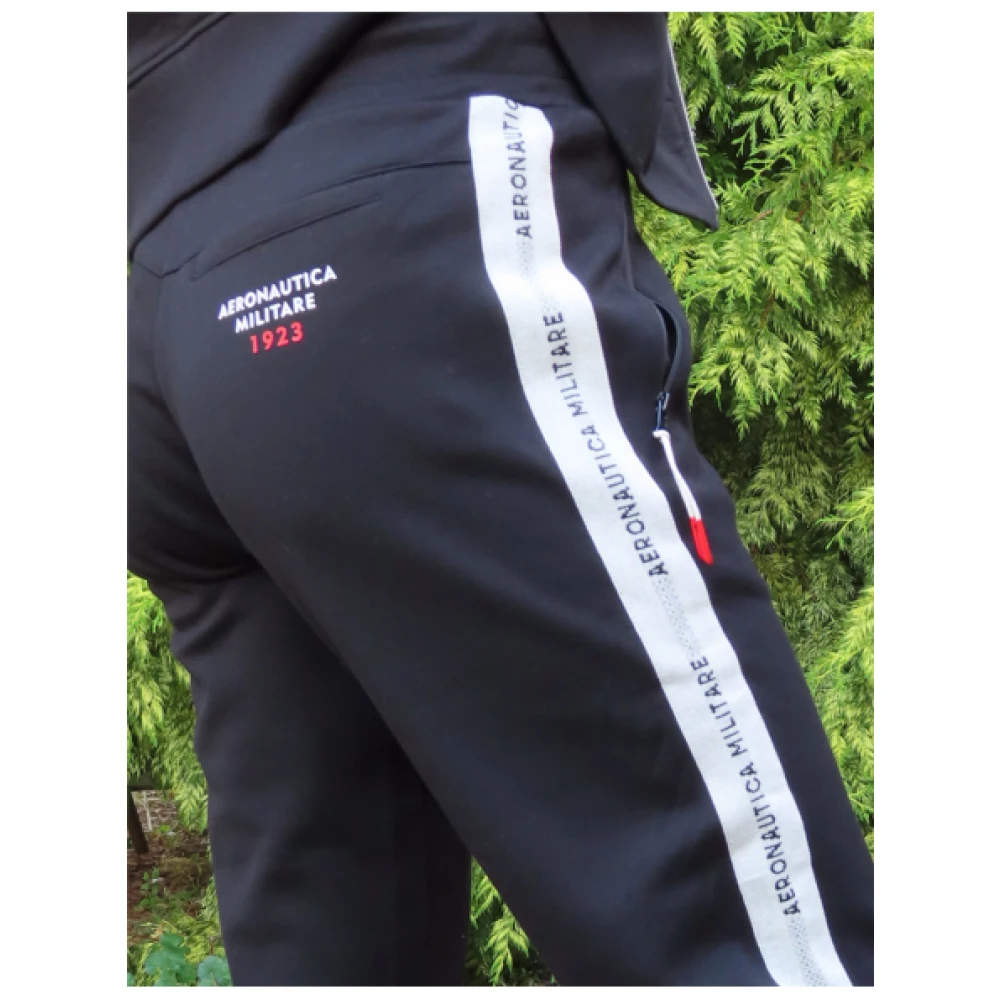 aeronautica militare Joggingbroek Comfortabel en stijlvol Black Dames