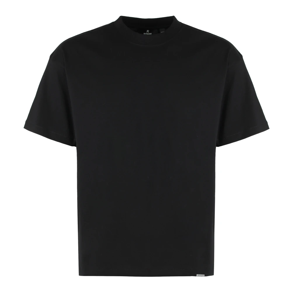 Represent Men's Black T-Shirts, M, Cotton Crew-Neck T-Shirt