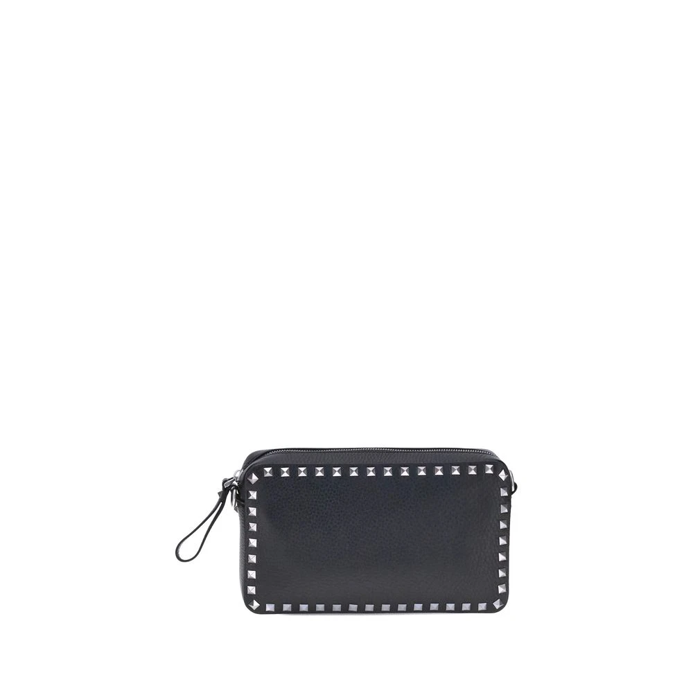 Valentino Garavani Men's Black Rockstud Shoulder Bag