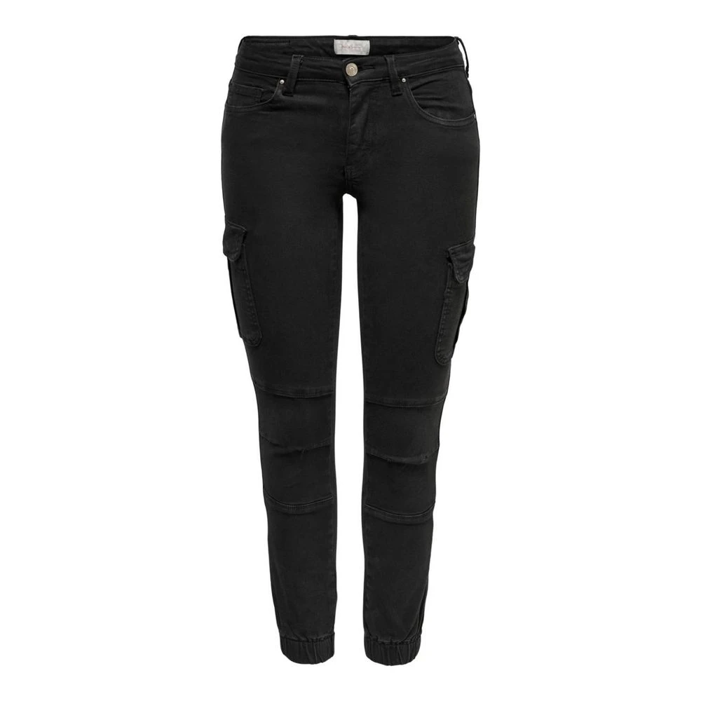 Only Women's Black Skinny Fit Jeans, Xl L30, Skinny Cotton Trousers Spring/Summer Collection