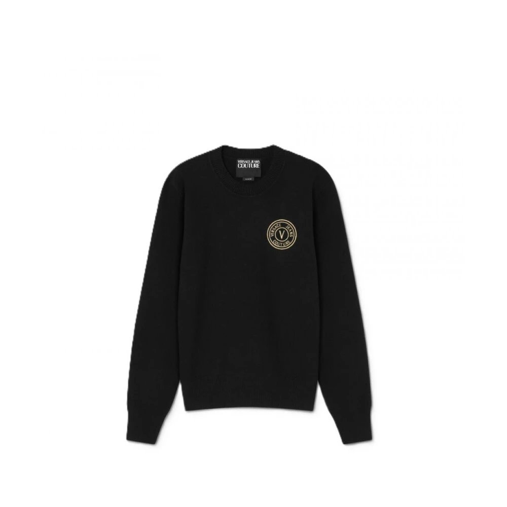 Versace Jeans Couture Men's Black Stylish Sweatshirts And Hoodies