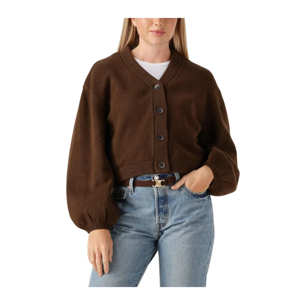 Moss Copenhagen , Damen, Strickwaren, Braun, M/L