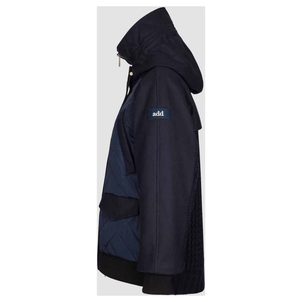 add Parka IN Nylon Bright + Compact WOL Blue Dames