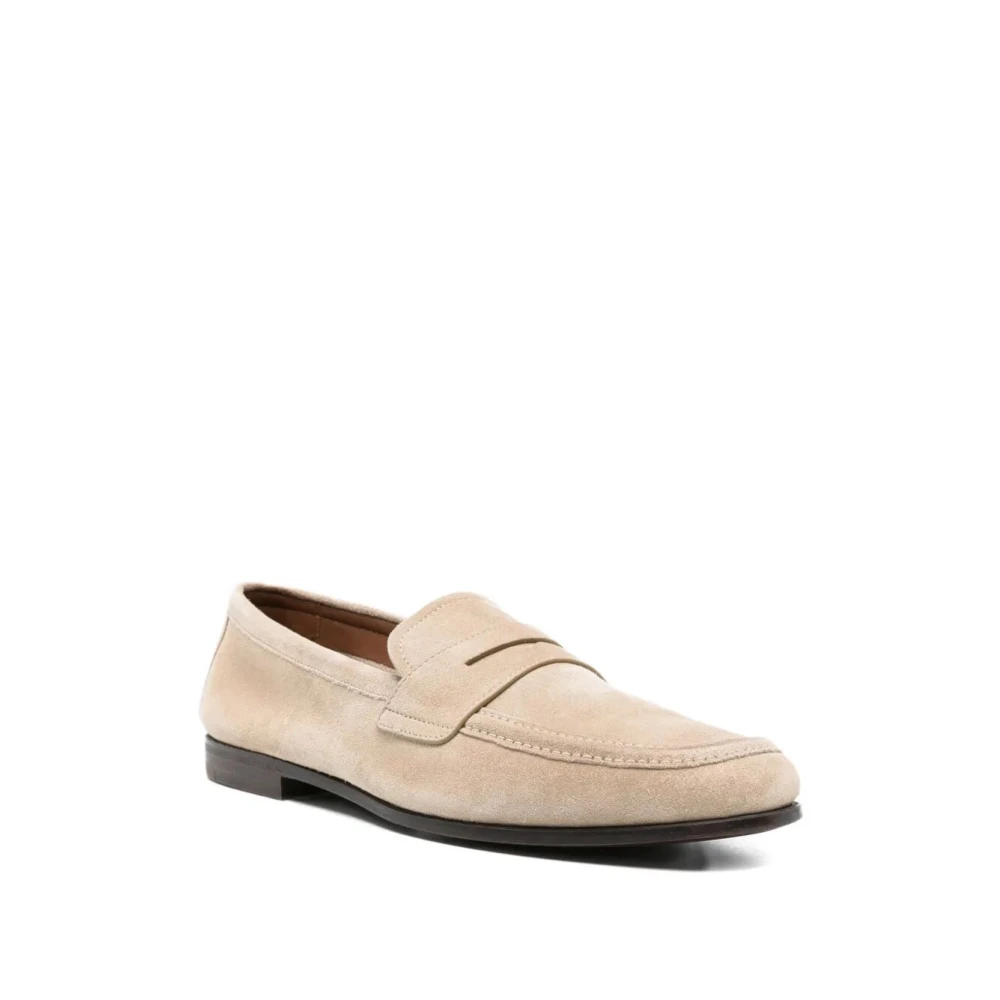 Church's Suede Panelled Loafers