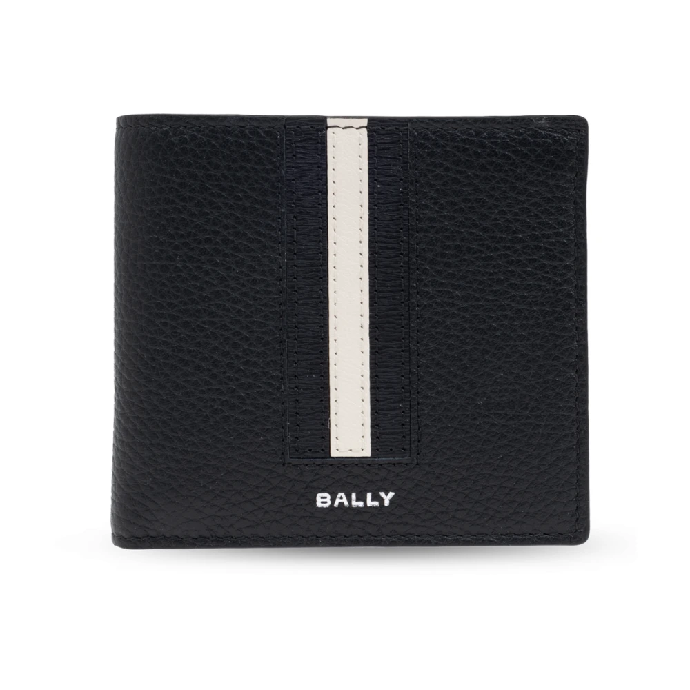 Bally Leren portemonnee Black Heren