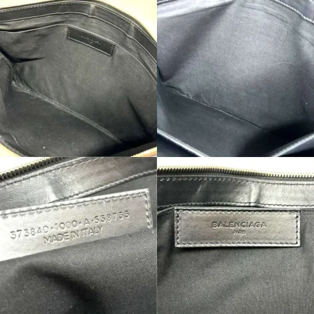 Balenciaga Vintage Pre-owned Canvas clutches Black Dames