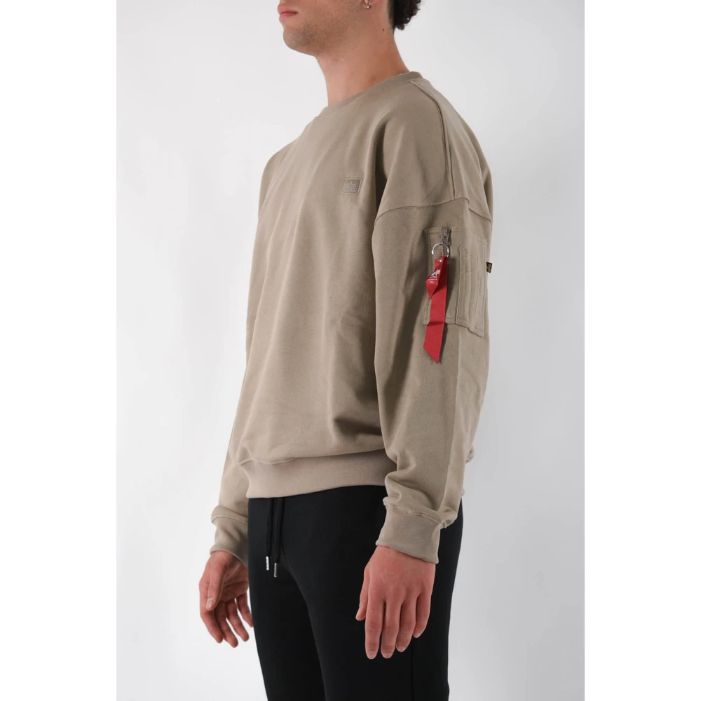 alpha industries Essentials Crewneck Sweatshirt Beige Heren