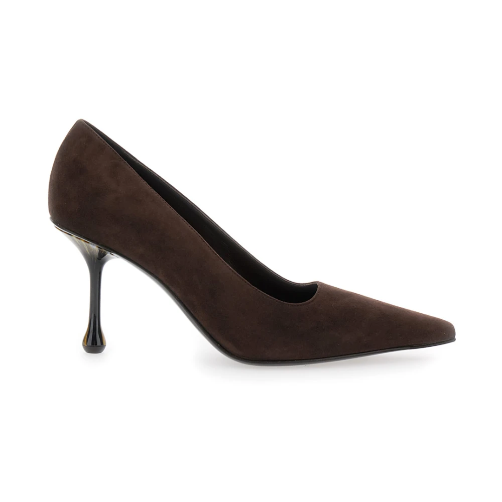 Jimmy Choo Women's Brown Heeled Ixia Elegant Shoes - Pumps - 2 1/2 Uk - Shoes