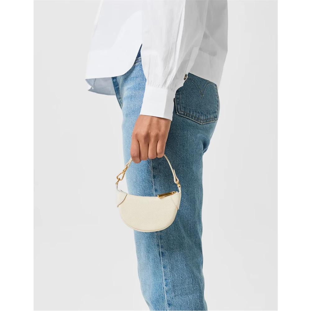Polo Ralph Lauren ID Kaarthouder Tas Wit Leer White Dames