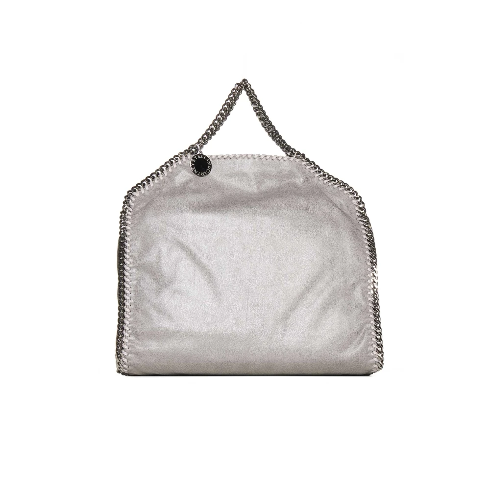 Stella Mccartney Grijze Falabella Foldover Tote Tas Gray Dames