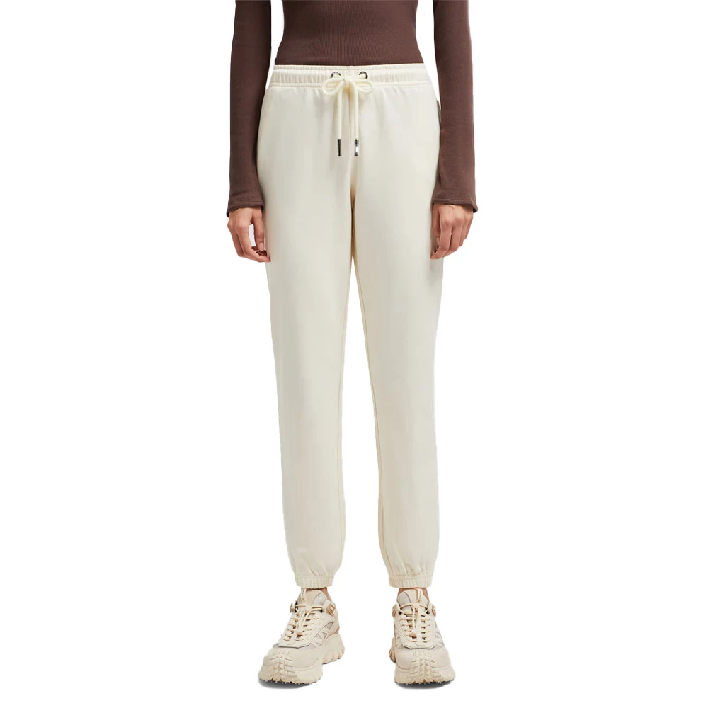 Moncler Logo Sweatpants Off White Dames