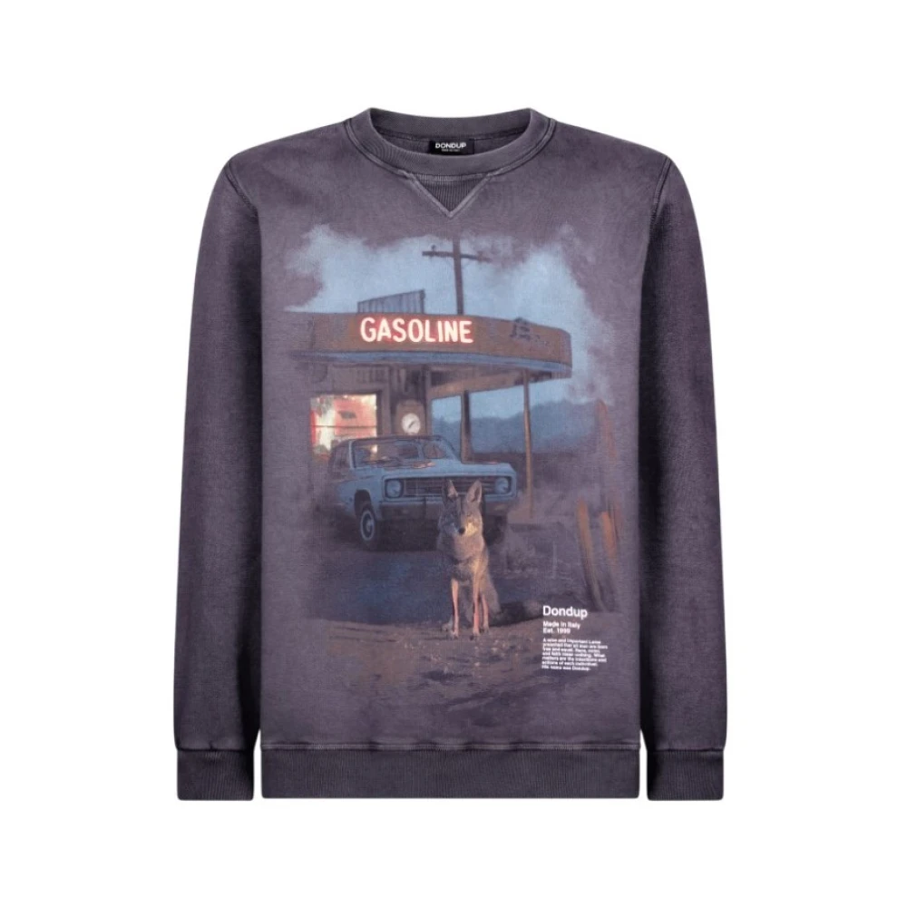 Dondup Herren Schwarz Sweatshirts & Hoodies, K, Sgröße: