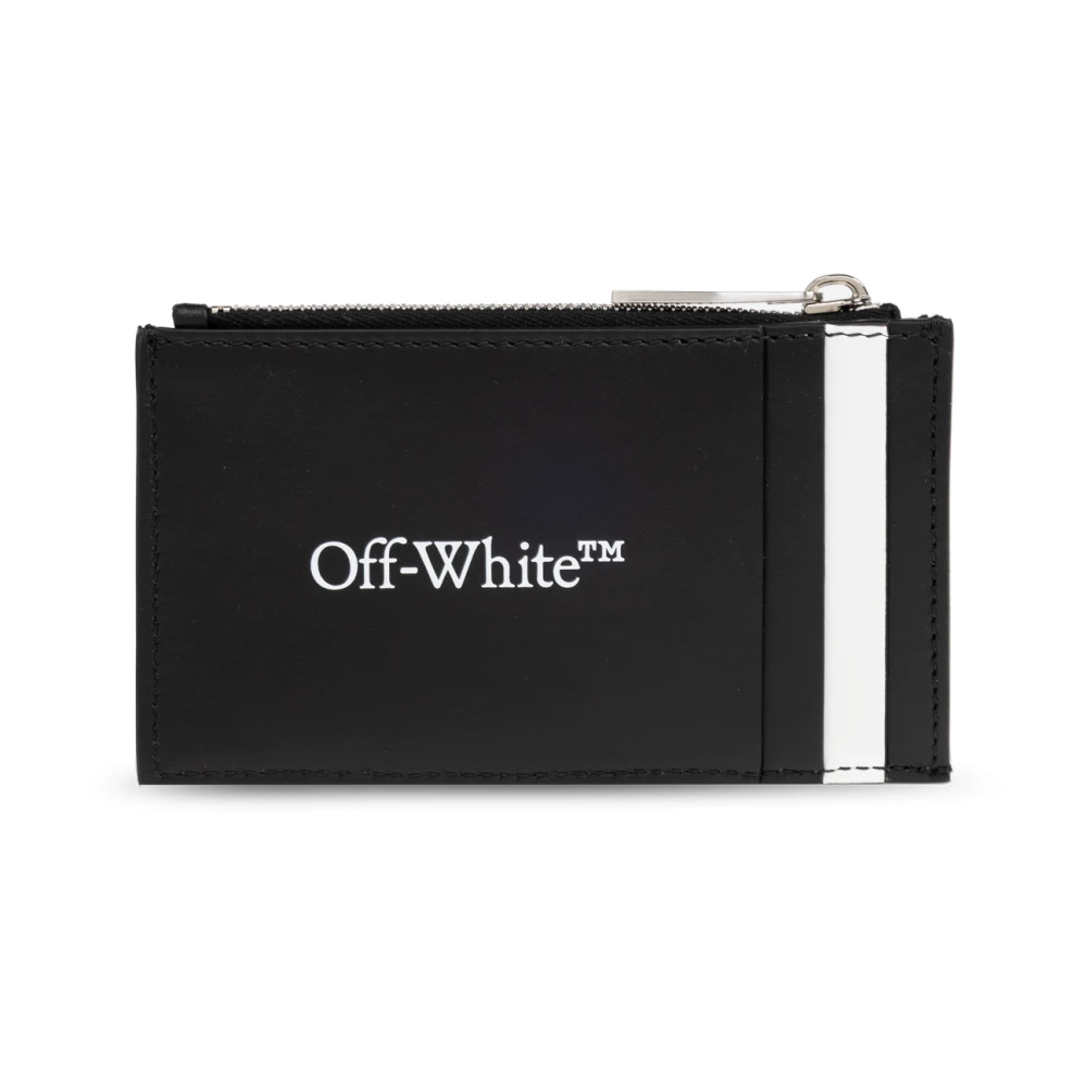 Off White Portemonnee met logo White Heren