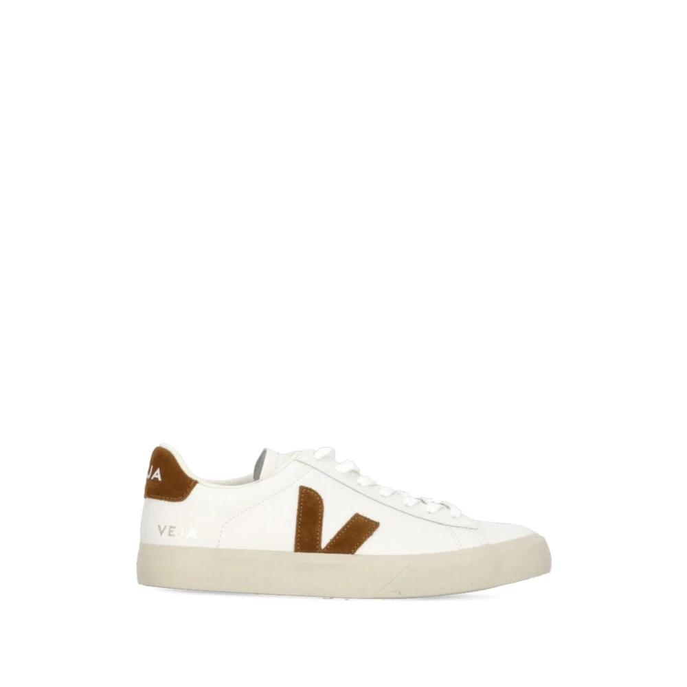 Veja White Campo Leather - Female - Sneakers - 3 Uk - Shoes