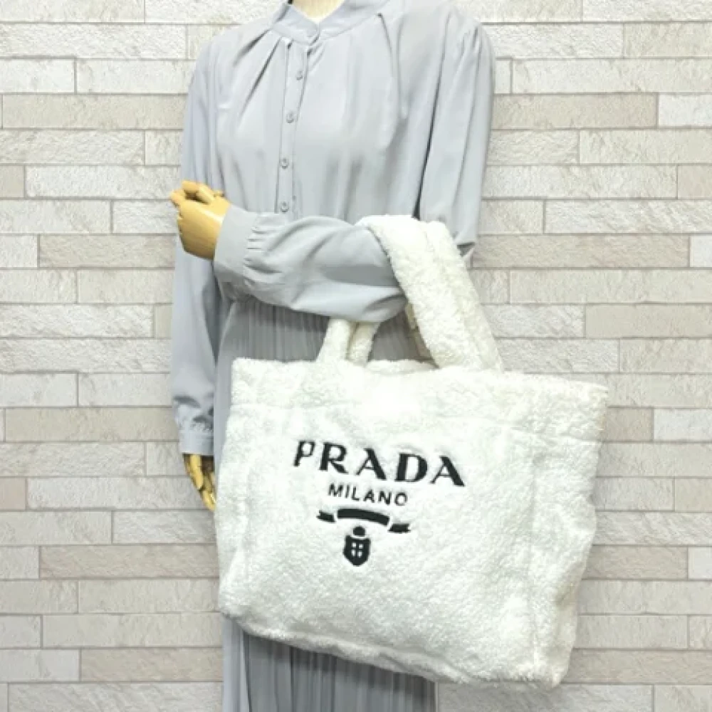 Prada Vintage Pre-owned Fabric prada-bags White Dames