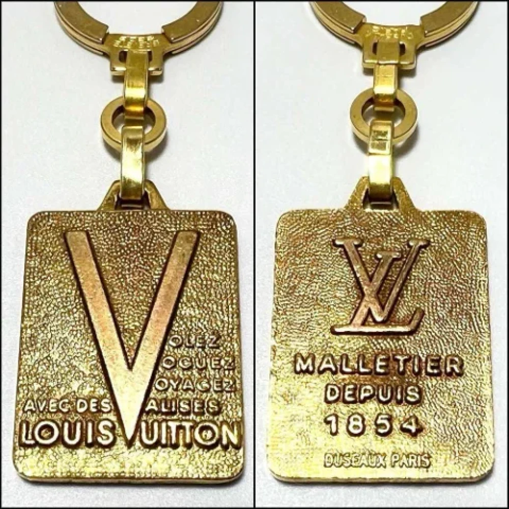 Louis Vuitton Vintage Pre-owned Metal key-holders Yellow Heren