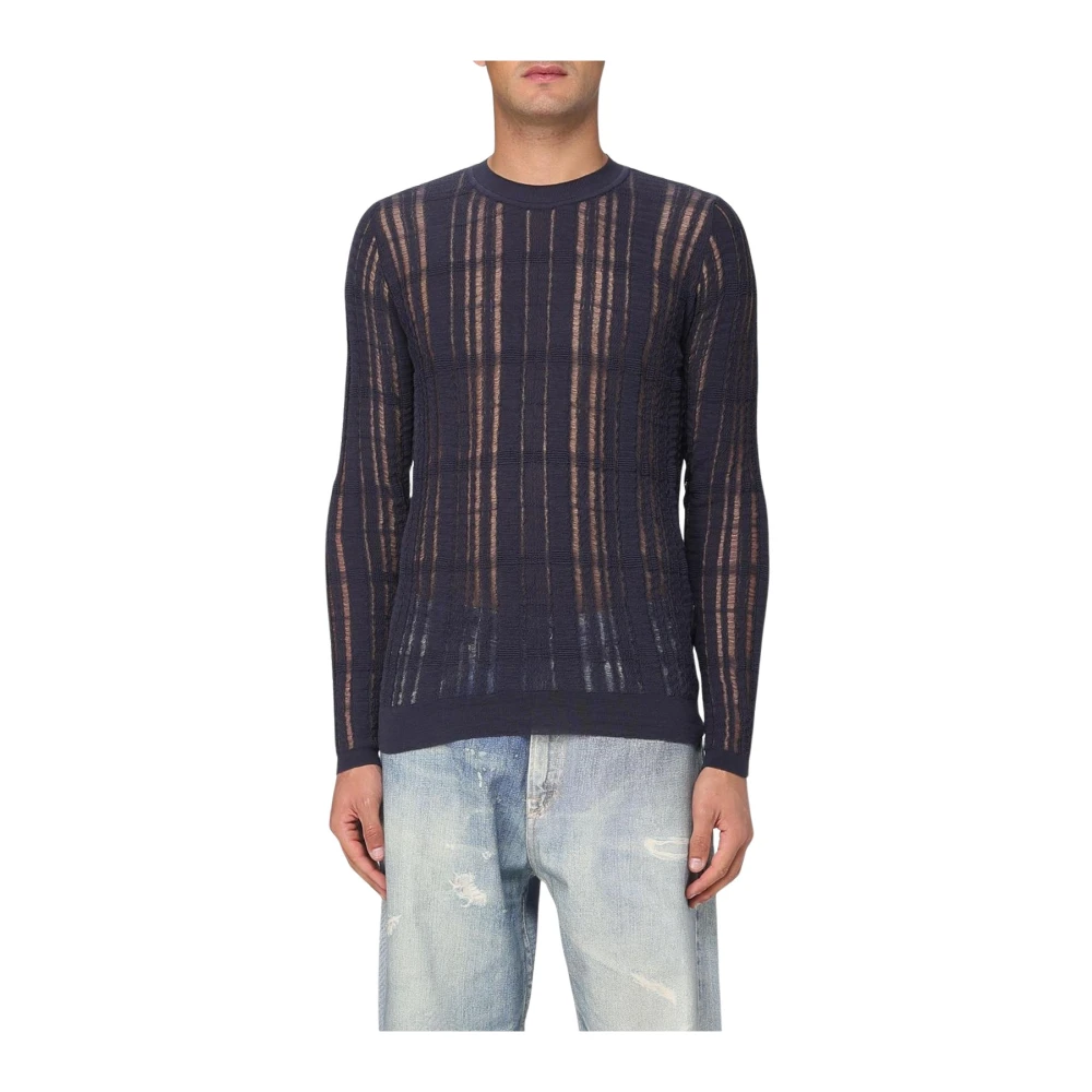Our Legacy Men's Blue Knitted Sweater