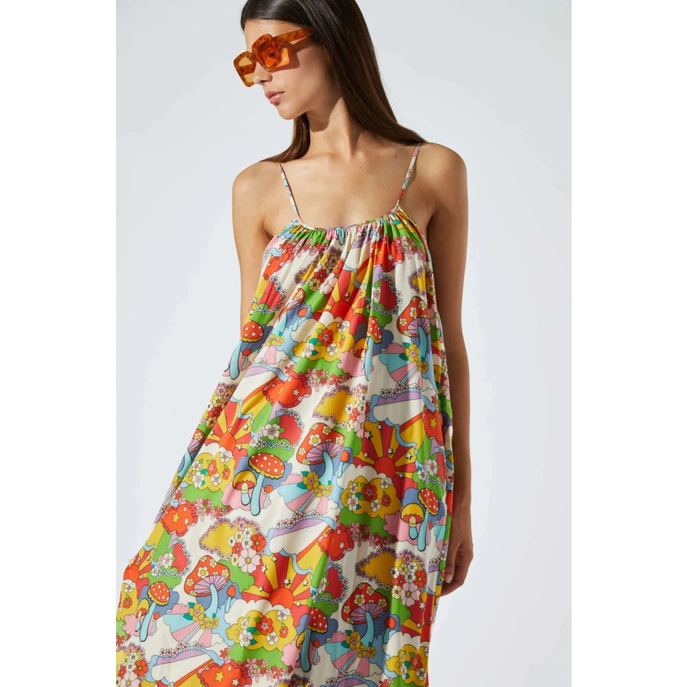 Manoush Maxi Jurk Multicolor Dames