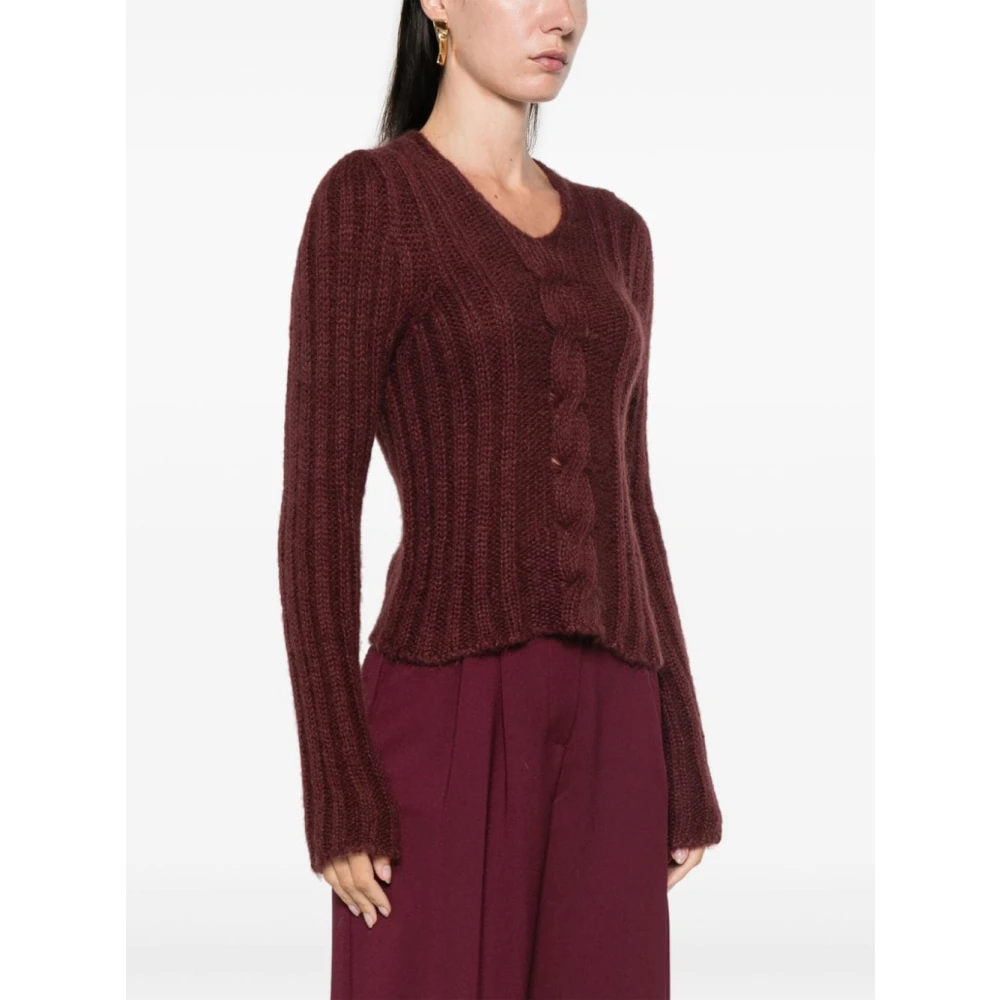 Twinset Stijlvolle Sweater Set Brown Dames