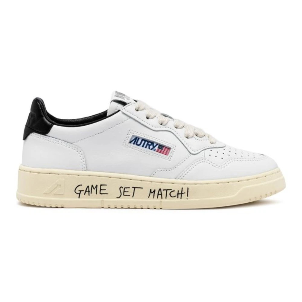 Autry White Sneakers, Male, 11 Uk, Medalist Low Trainers
