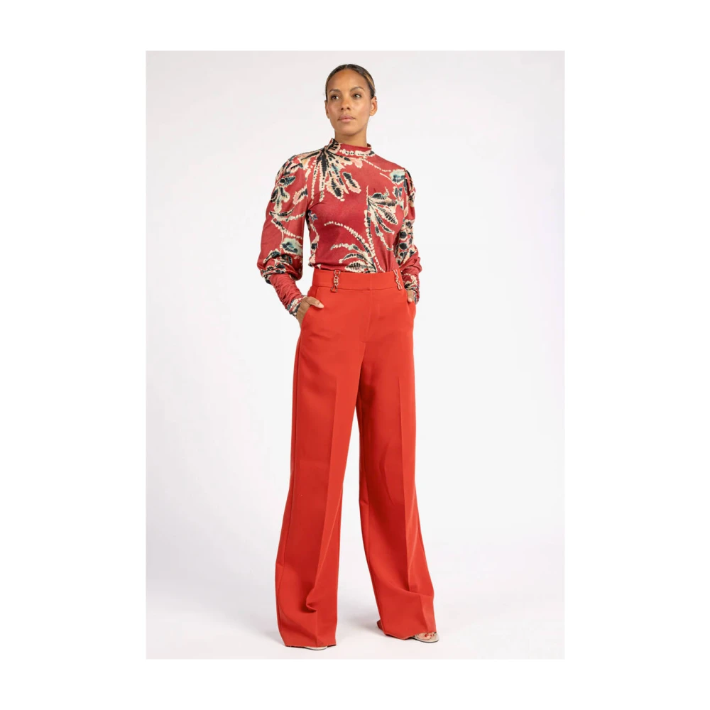 Aaiko Fancy R PES Broek Red Dames
