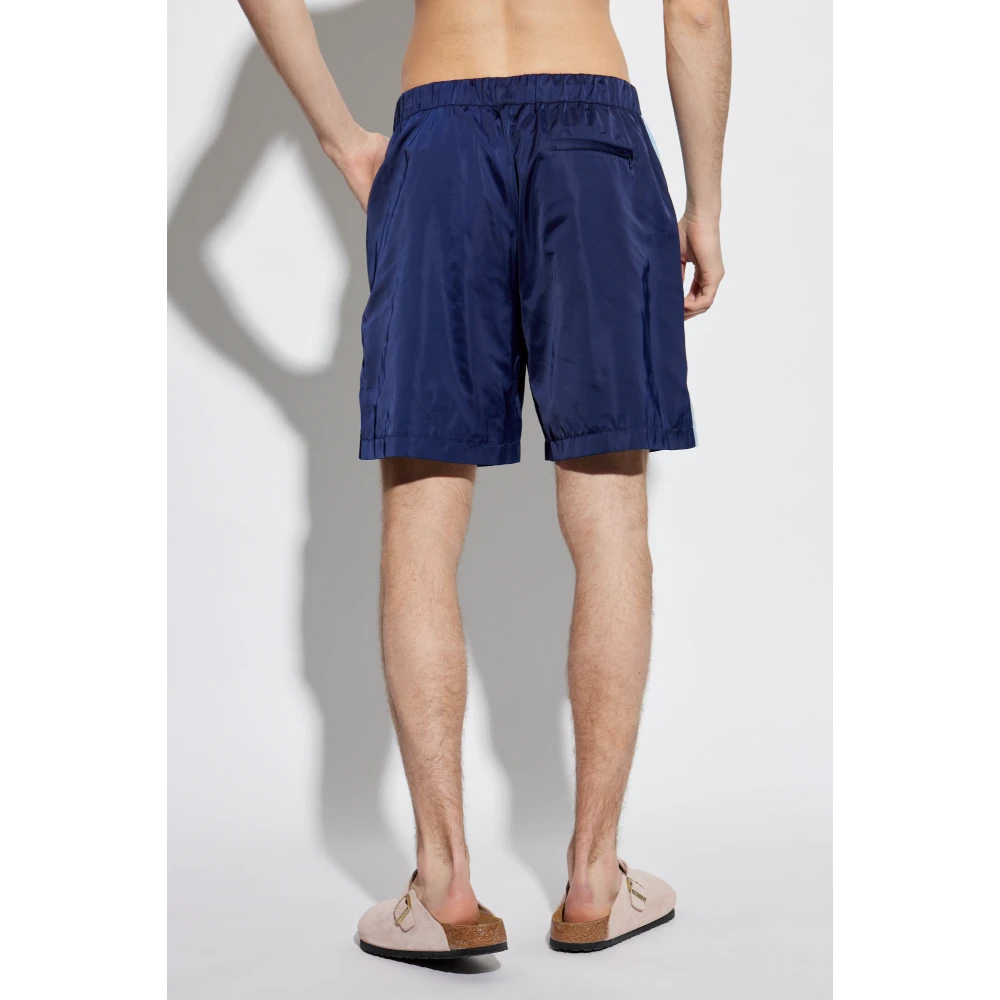 Casablanca Logo shorts Blue Heren