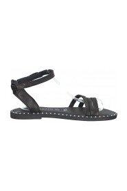 Lage hiel sandalen