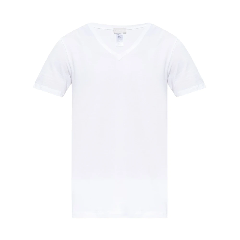 Hanro Katoenen T-shirt White Heren