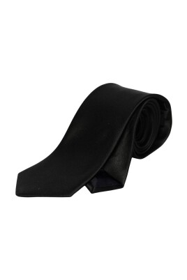 solid-black-silk-necktie