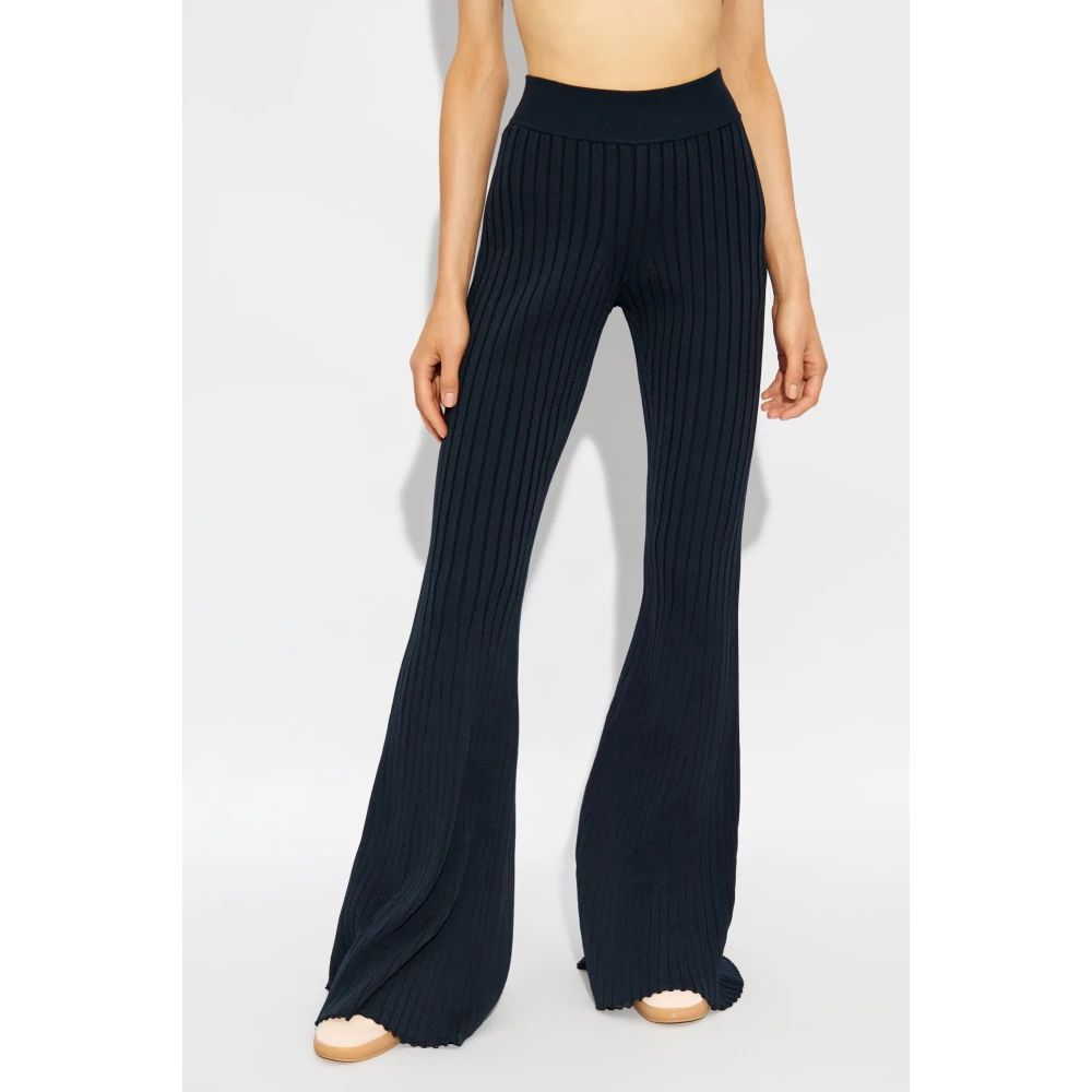 Stella Mccartney Wijde broek Blue Dames