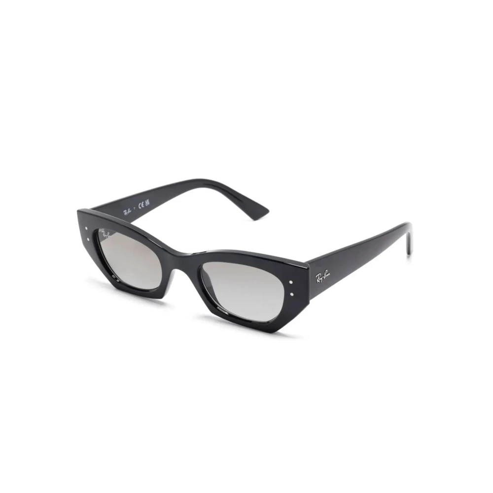 Ray-Ban Sunglasses Zena Bio-Based - Black Frame Grey Lenses 49-22, RB4430 - Image 7