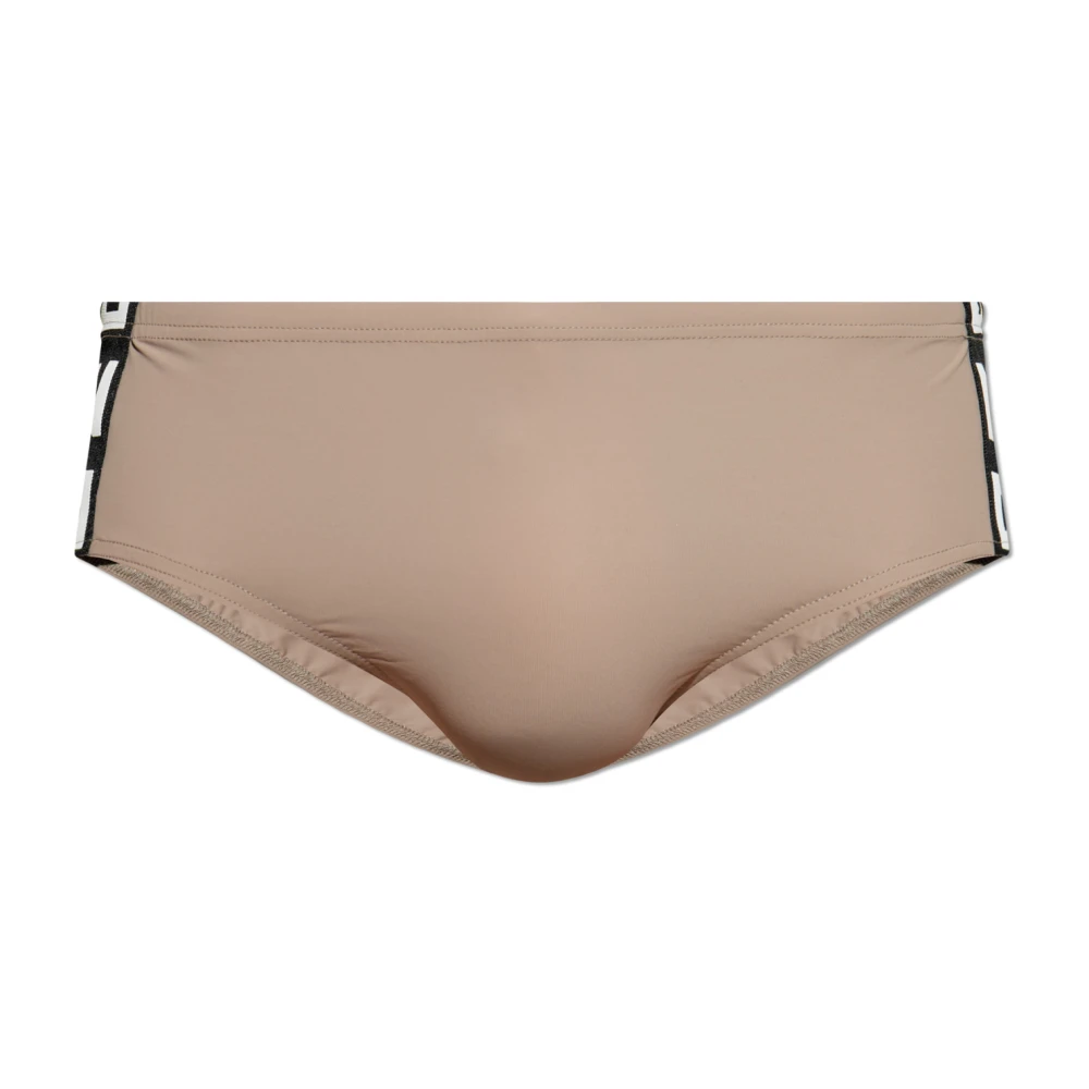 Dsquared2 Zwembroek met logo Beige Heren