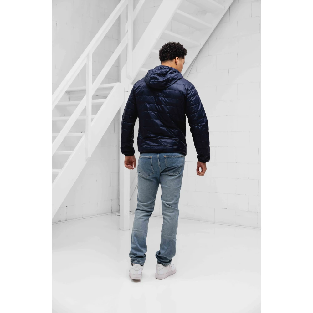 Emporio Armani Stijlvolle Donkerblauwe Herenjas Blue Heren