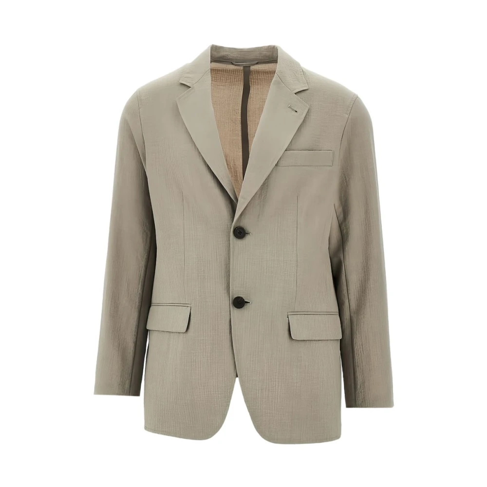 Emporio Armani Men's Beige Blazers - Blazers - Xl - Jackets