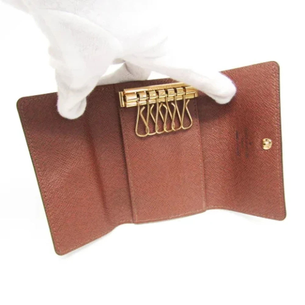 Louis Vuitton Vintage Pre-owned Fabric key-holders Brown Dames