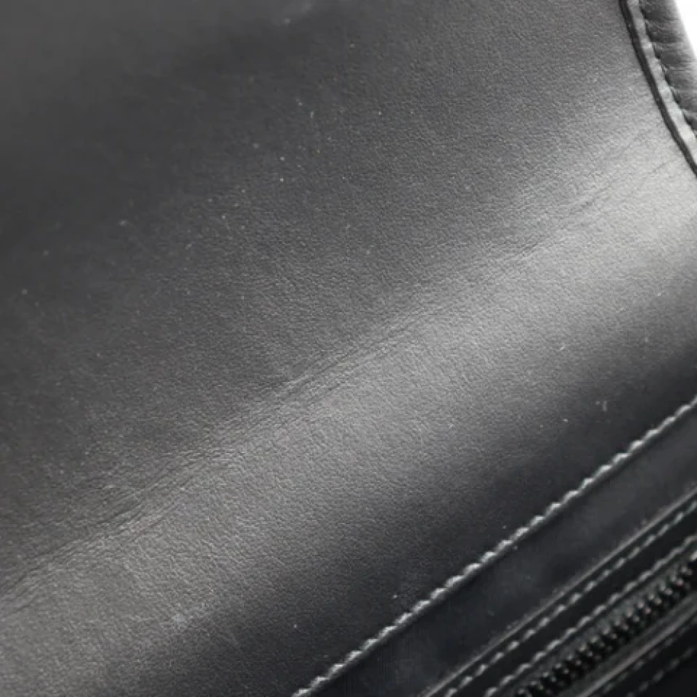 Burberry Vintage Pre-owned Fabric shoulder-bags Black Dames