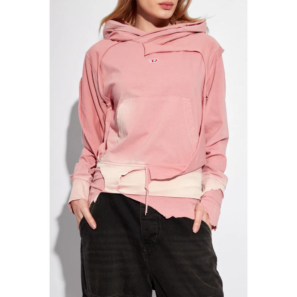 Diesel F-Matte hoodie Pink Dames