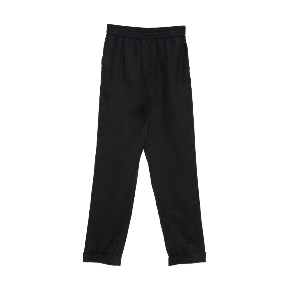 Emporio Armani Donna Nero Pantaloni, S, New,