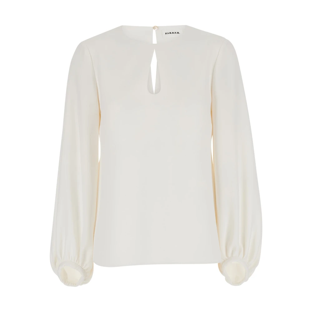 P.a.r.o.s.h. Witte Blusa Shirt White Dames