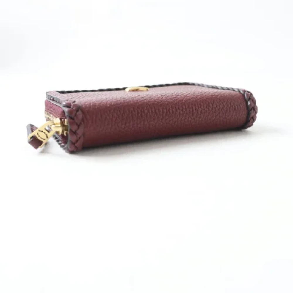 Coach Pre-owned Leather wallets Brown Dames