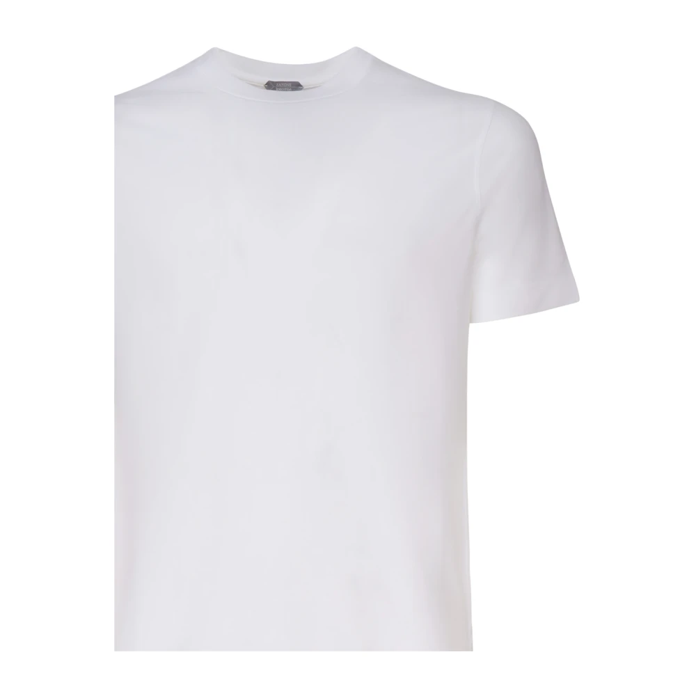 Zanone Stijlvolle T-shirts en Polos White Heren