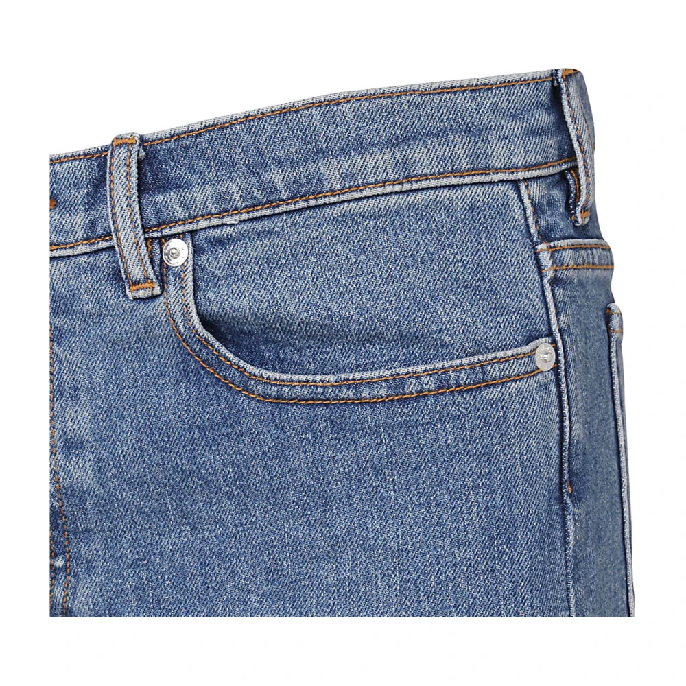 A.p.c. Slim Fit Casual Broek Blue Heren