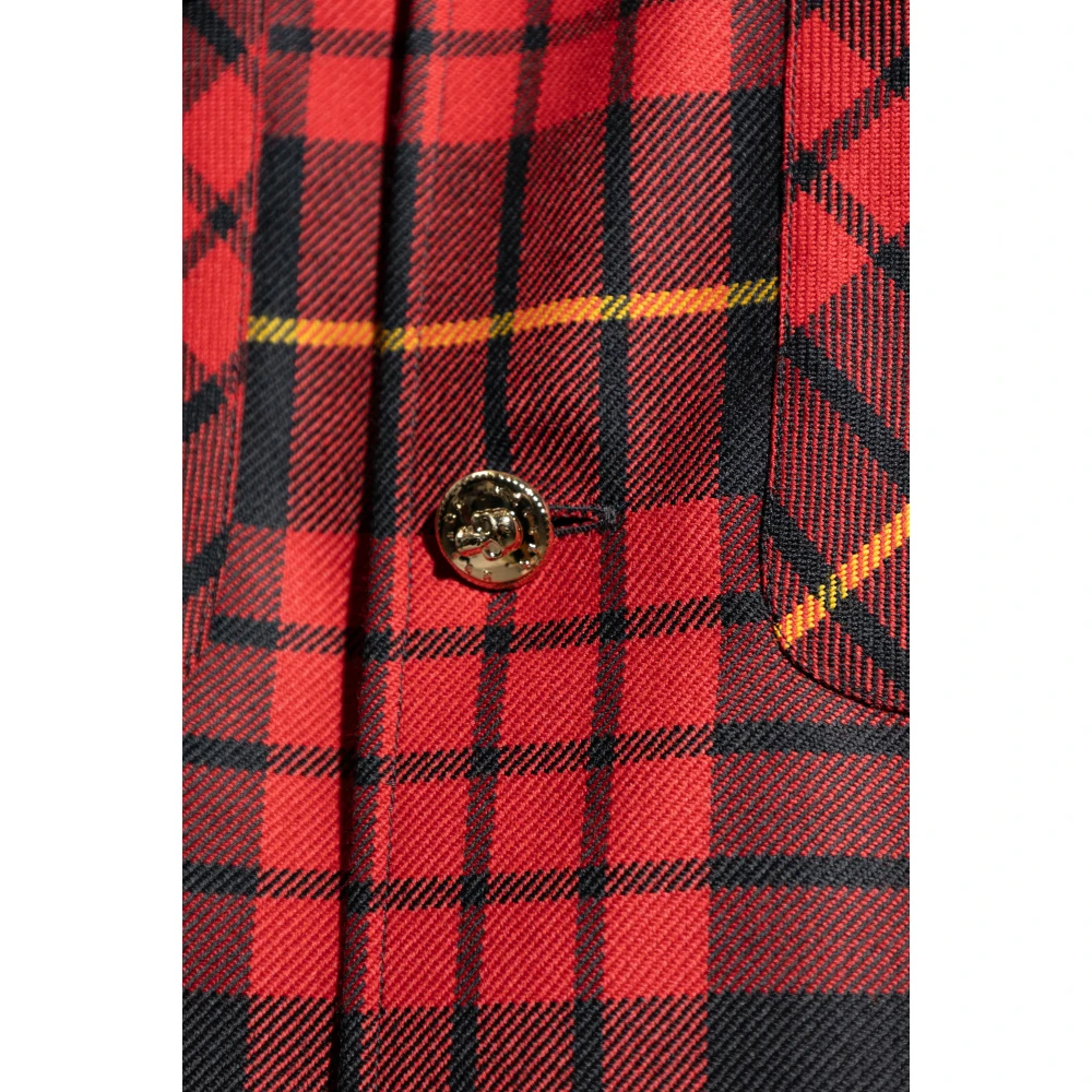 alexander mcqueen Wollen overhemd Red Heren