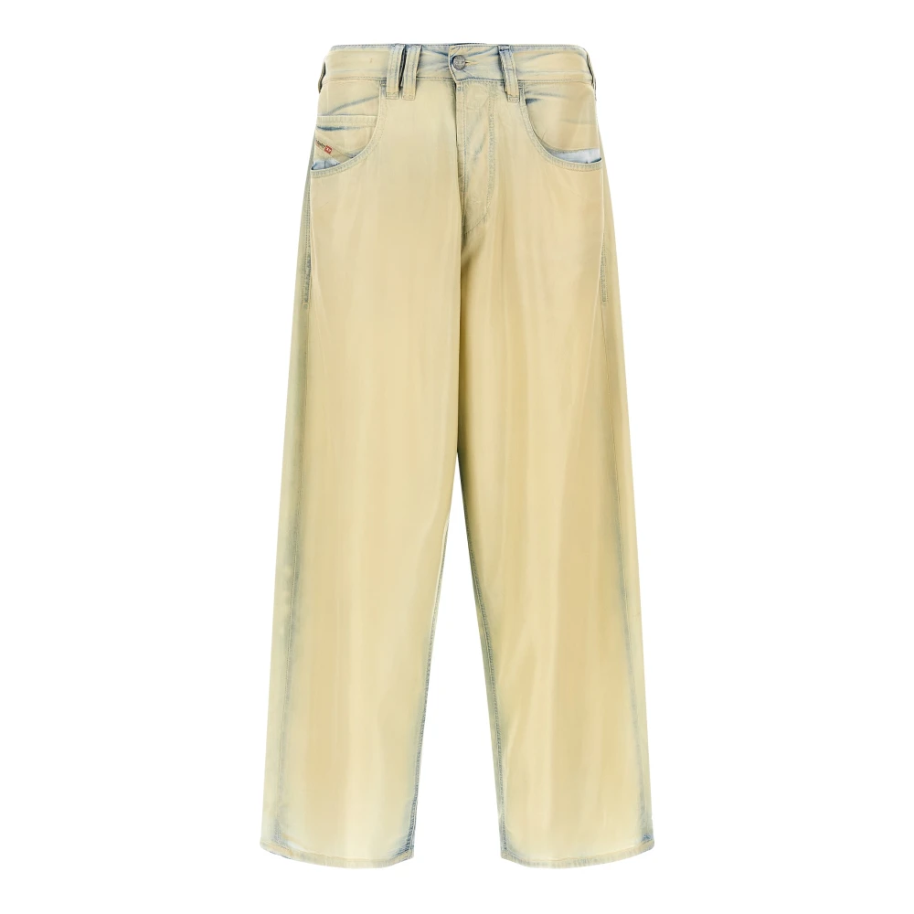 Diesel Men's Beige 1997 D-Enim-M Jeans - Loose Fit Jeans - W30 - Jeans