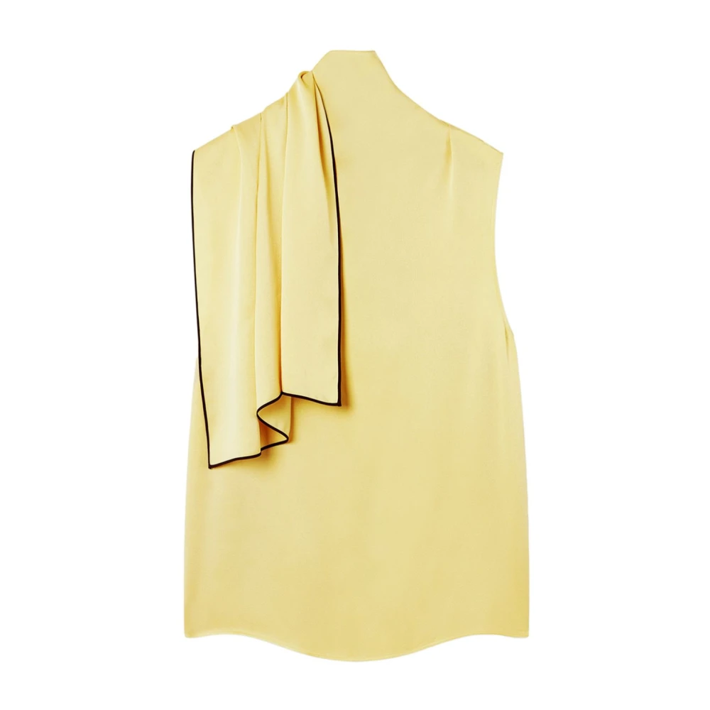 Stella Mccartney Luxe Beige Topkleding Verhoog Garderobe Yellow Dames