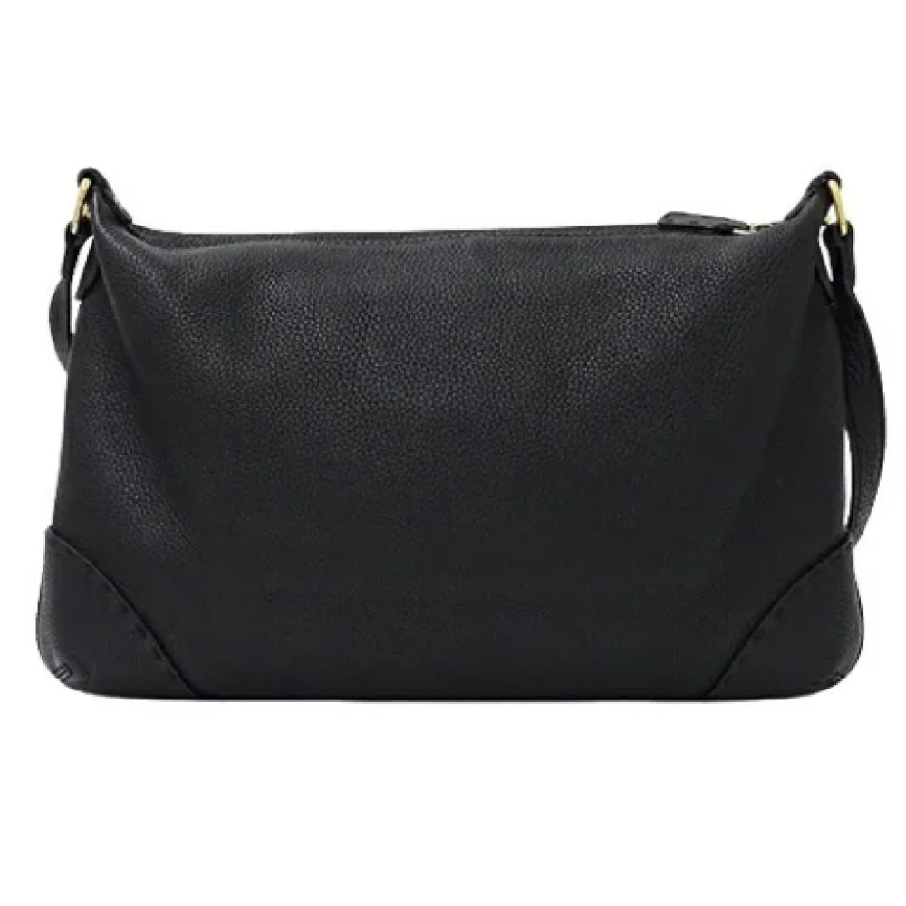 Fendi Vintage Pre-owned Leather fendi-bags Black Dames