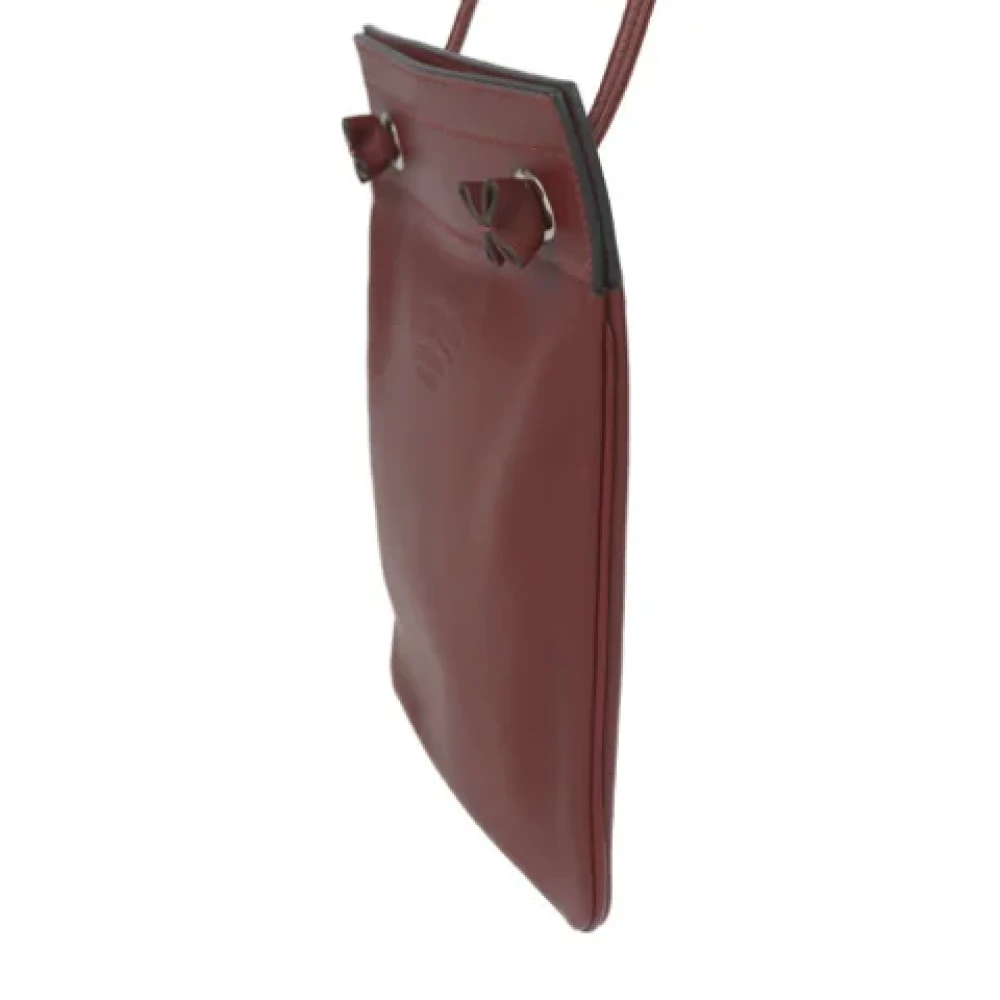 Hermès Vintage Pre-owned Fabric shoulder-bags Brown Dames