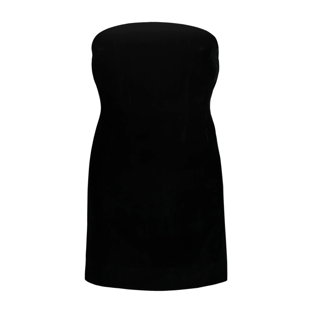 Wardrobe.nyc Velvet Corset Mini Jurk Black Dames