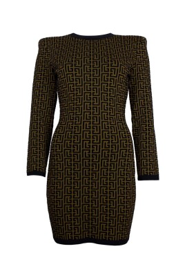 robe-monogram-sheath-avec-fermeture-eclair-arriere
