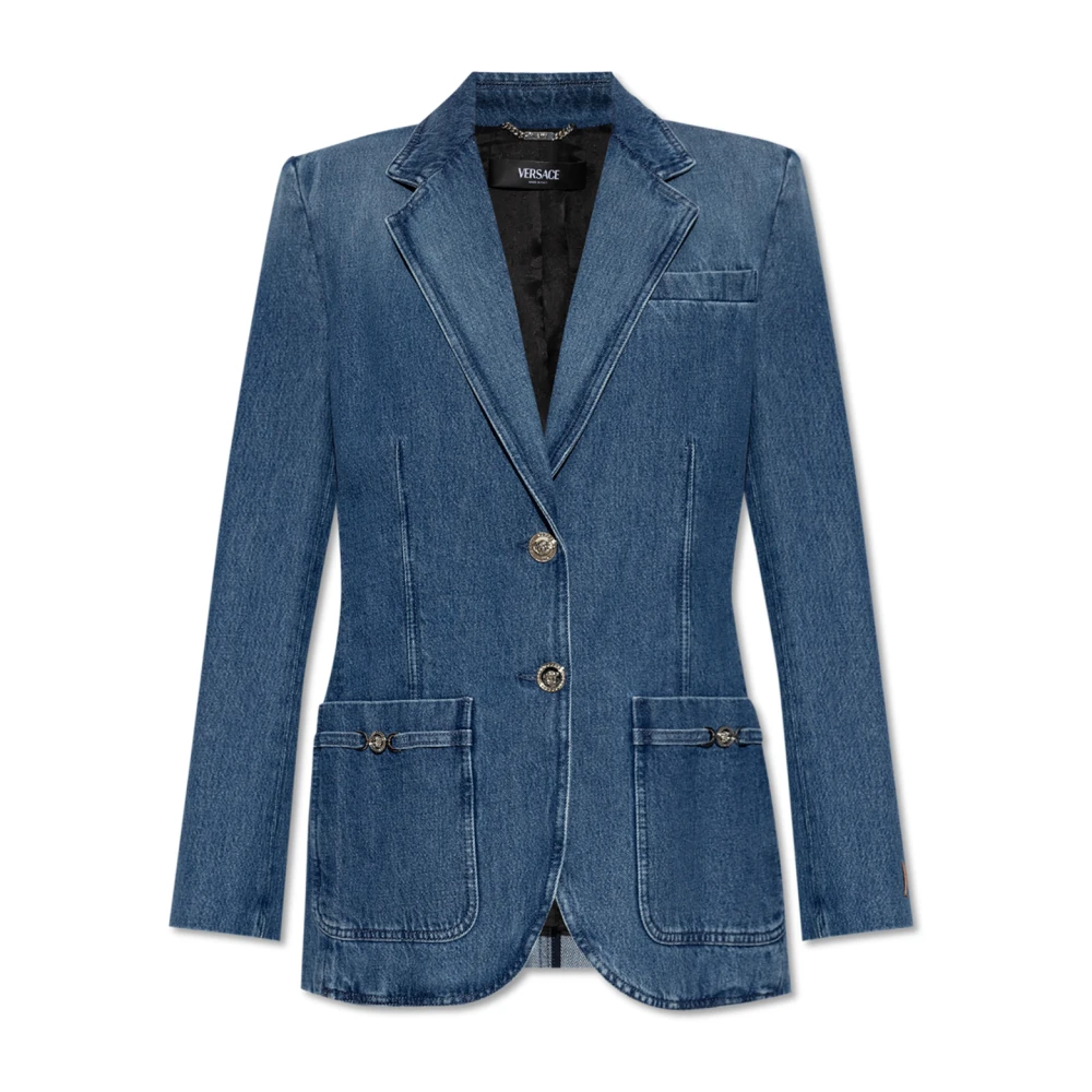 Versace Denim blazer Blue Dames